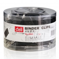 Deli Binder Clips 32mm (black)